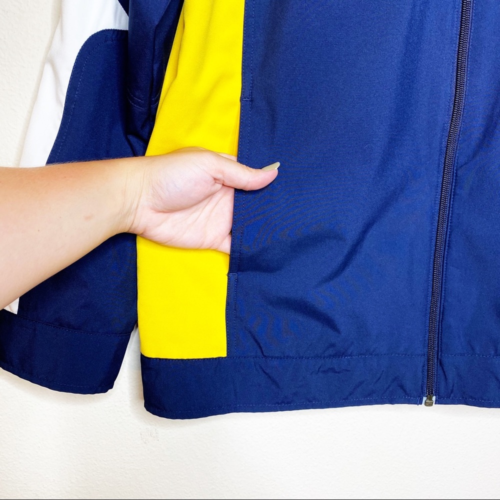 Nike Spell Out Windbreaker Zip Jacket Navy - Picture 4 of 8